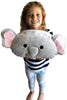 SQUISHMALLOWS 12" Super Soft Mochi Squishy Plush Toy - Mila The Elephant Plushie