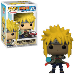 Funko Pop Naruto Shippuden Minato Namikaze Exclusive Glow in the Dark “CHASE” Version with Special Edition Sticker.