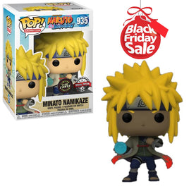 Funko Pop Naruto Shippuden Minato Namikaze Exclusive Glow in the Dark “CHASE” Version with Special Edition Sticker.