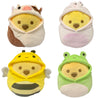 8” Disney Squishmallows “Peeking Pooh” In Costumes Set of All 4 Characters – Bee , Frog , Cow & Bunny.