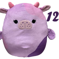 12”  Squishmallow Stasia the Pastel Purple SeaCow Exclusive