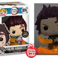 Funko Pop Demon Slayer Tanjiro Kamado Exclusive Glow in the Dark “CHASE” Version with Special Edition Sticker.