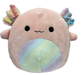 Squishmallows 8” Axolotl Collection – Archie the Light Pink Axolotl with Tie-Dye Ears